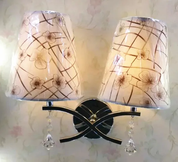 Chinese Modern fabric lamp, suitable for hotel and hostel rooms engineering home bedrooms, living room hallway