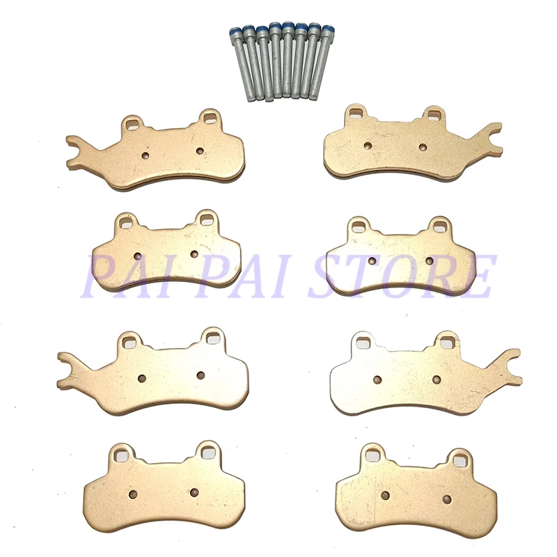 For Can Am Brake Pads for Can-Am Maverick X3 4x4 2017 2018 2019 Front & Rear Brakes