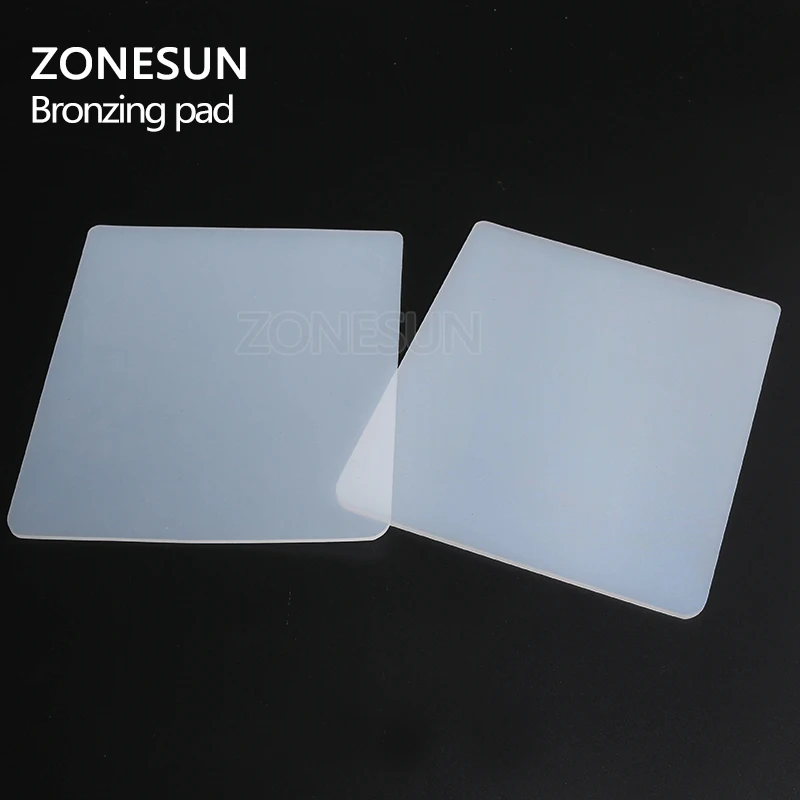 ZONESUN Bronzing pad Rubber Blanket for Hot Foil Stamping Machine leather embossing machine accessories Stamp tool parts