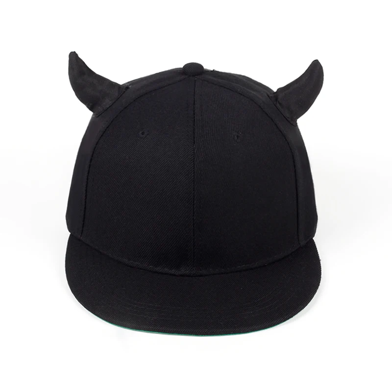 2018 new arrival unisex Horns snapback baseball cap hat adjustable cotton hip hop snapback hats fashion caps outdoor wholesale