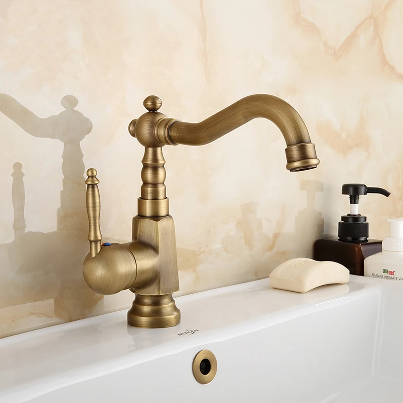 antique-brass-single-handle-basin-faucet-deck-mount-bathroom-faucet-vanity-vessel-sinks-mixer-tap-kd545