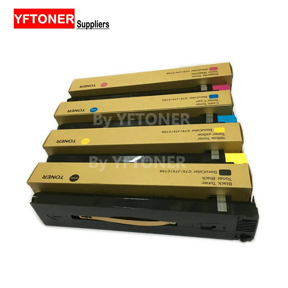 YFTONER Toner Cartridge for Xerox 700 700i J75 C75 006R01375 006R01376 006R01377 006R0138 Printer Part