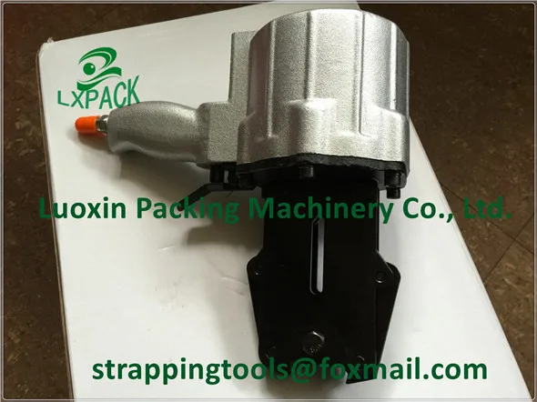 LX-PACK Factory Prices! KZ-19 Pneumatic Combination Steel Strapping Banding Tool For 19mm Steel Packing Strap