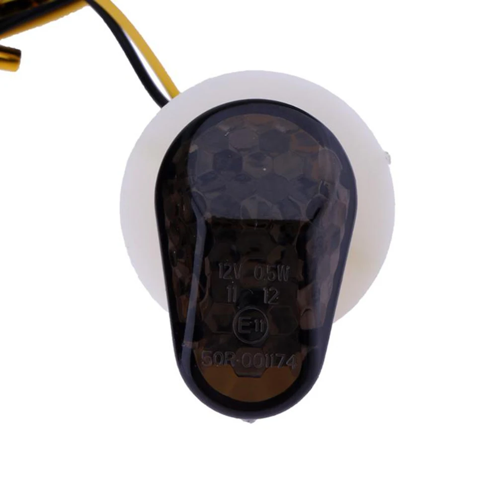 1 Pair Motorcycle Turn Signal Flush Mount LED Indicator Light for Yamaha YZF R1 R6 YZF R6S FZ1S FAZER 1000 FZ6S FAZER 600