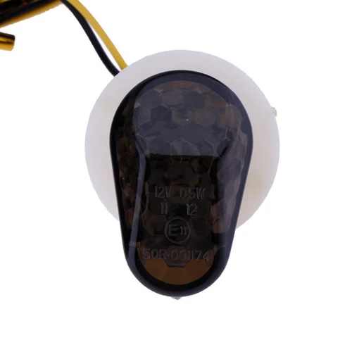 Imagen 2 del producto Luz indicadora LED de montaje empotrado para motocicleta, señal de giro para Yamaha YZF R1 R6 YZF R6S FZ1S FAZER 1000 FZ6S FAZER 600, 1 par