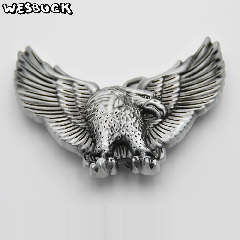 5 PCS MOQ WesBuck Brand Eagle Belt Buckles for Man Unisex Western Metal Buckle