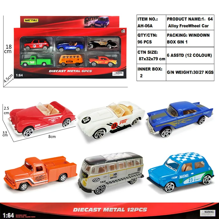 Simulation classic car toy,1:64 scale alloy bus,truck car toys,6pcs Collecting toy model,child\'s gift, wholesale,free shipping