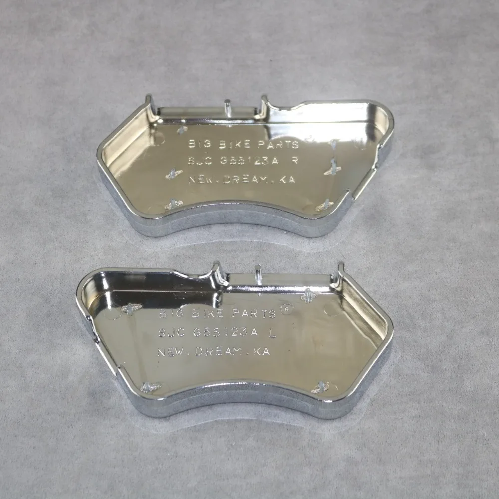 Motorcycle Front Caliper Covers For HONDA VTX1800 2002 2003 2004 2005 2006 2007 2008 ABS Plastic Chrome