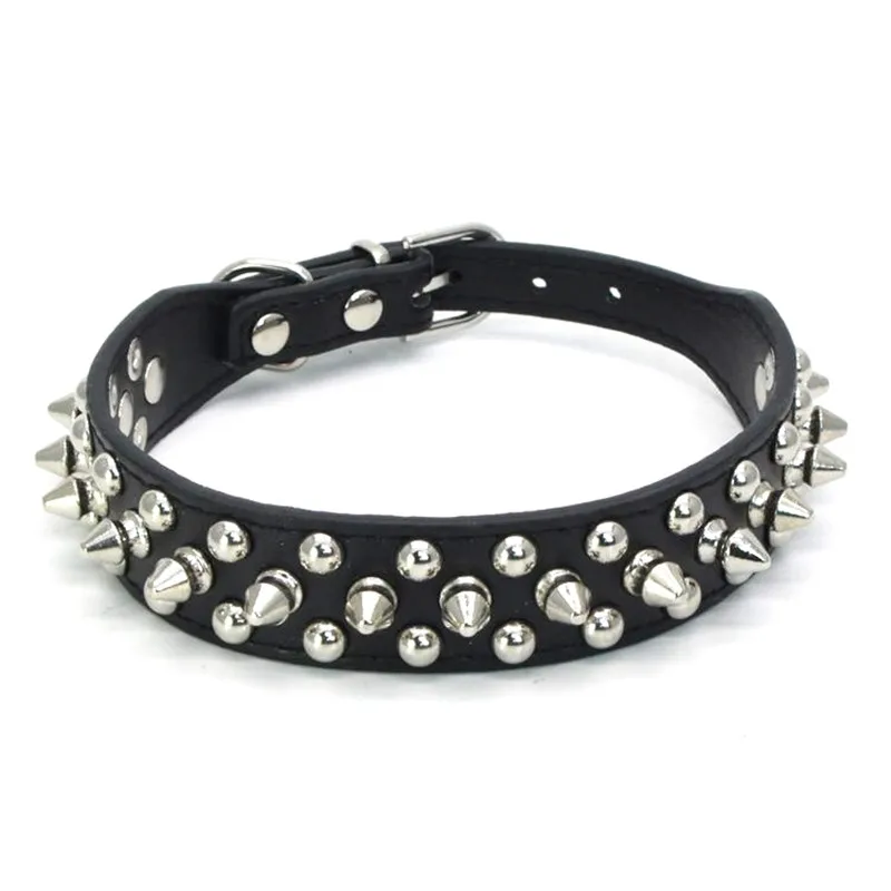 Anti-bite Spiked Studded Pet Dog Collar for Small Medium Large Dogs Sport Padded Bulldog Pug Puppy Big Dog Collars Pets Supplies