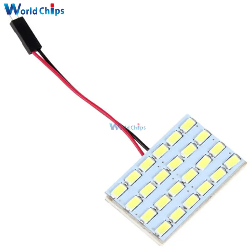 12V 3W 24 Led Board Car Interior Dome Energy Saving Lamp Board 5730 Module Reading Lamp Light Super Bright 44 x 5 x 30mm