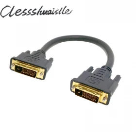 DVI 24+1 DUAL LINK DIGITAL MALE to DVI MALE M/M HDTV VIDEO Monitor EXTENSION CABLE 30CM