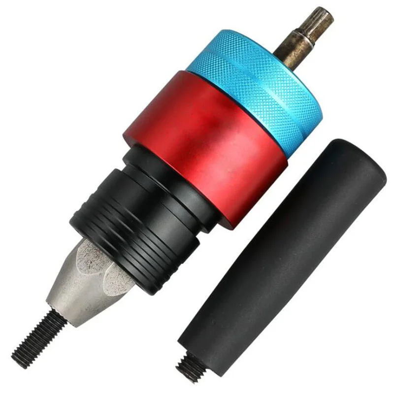 Adaptador de herramienta de remache de M3-M8, herramienta de remachado de taladro de parada automática de embrague, pistola de Tuercas de remache, batería eléctrica