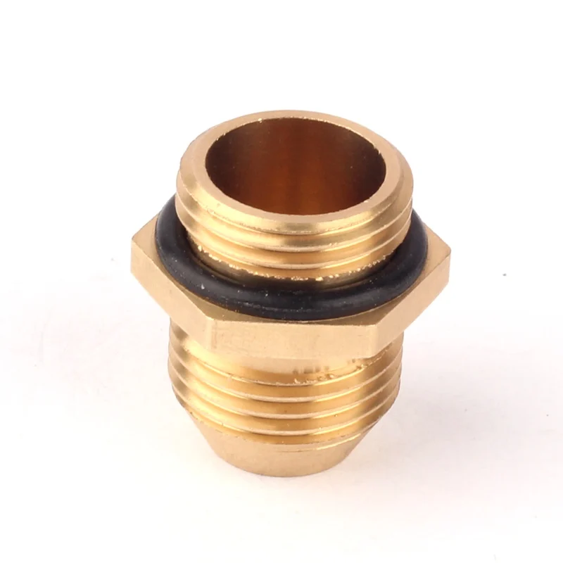 18mm Hexagon Male Thread Copper Connector Water Gun Fittings 100% Brass No Rust Durable Garden Irrigation Water Quick Joint Tool