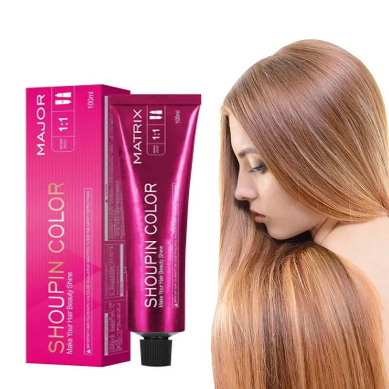 Ange Aile Professional Semi Permanent Hair Dye Odorless No Stimulation Ammonia Free Colorful Dyes Hair Coloring Ointment Cream