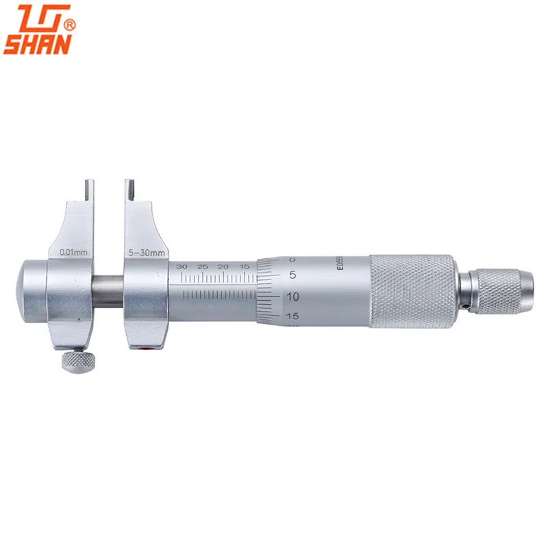 

SHAN Inside Micrometer 5-30/25-50/50-75/75-100mm Screw Gauge Metric Micrometers Carbide Measuring Tools