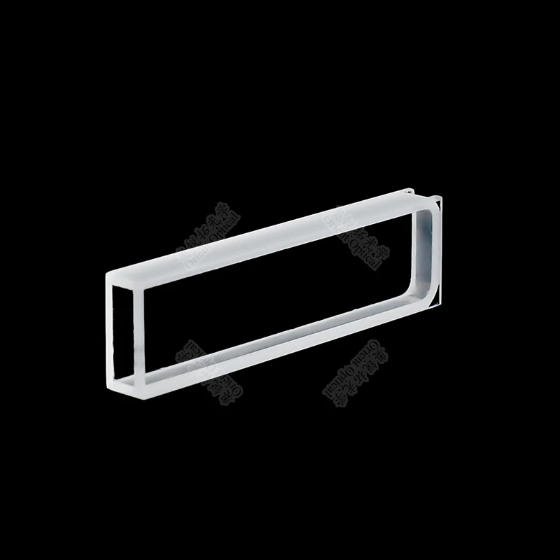 3mm quartz fluorescent cuvette / two sides Translucent / high temperature resistant strong acid and alkali