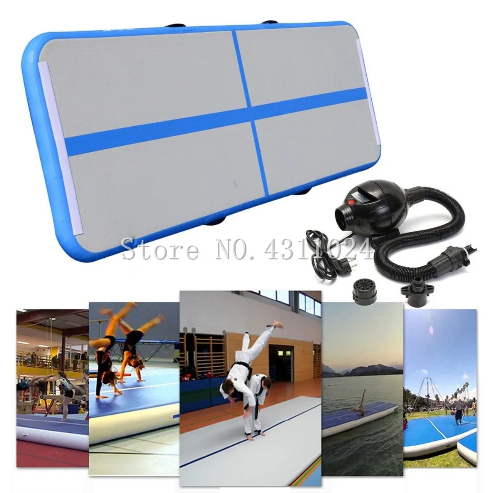 

Free Shipping Gymnastics Tumbling Mat Air Floor 3x1x0.1m Air Gymnastics Tumble Track With Air Pump Training/Cheerleading