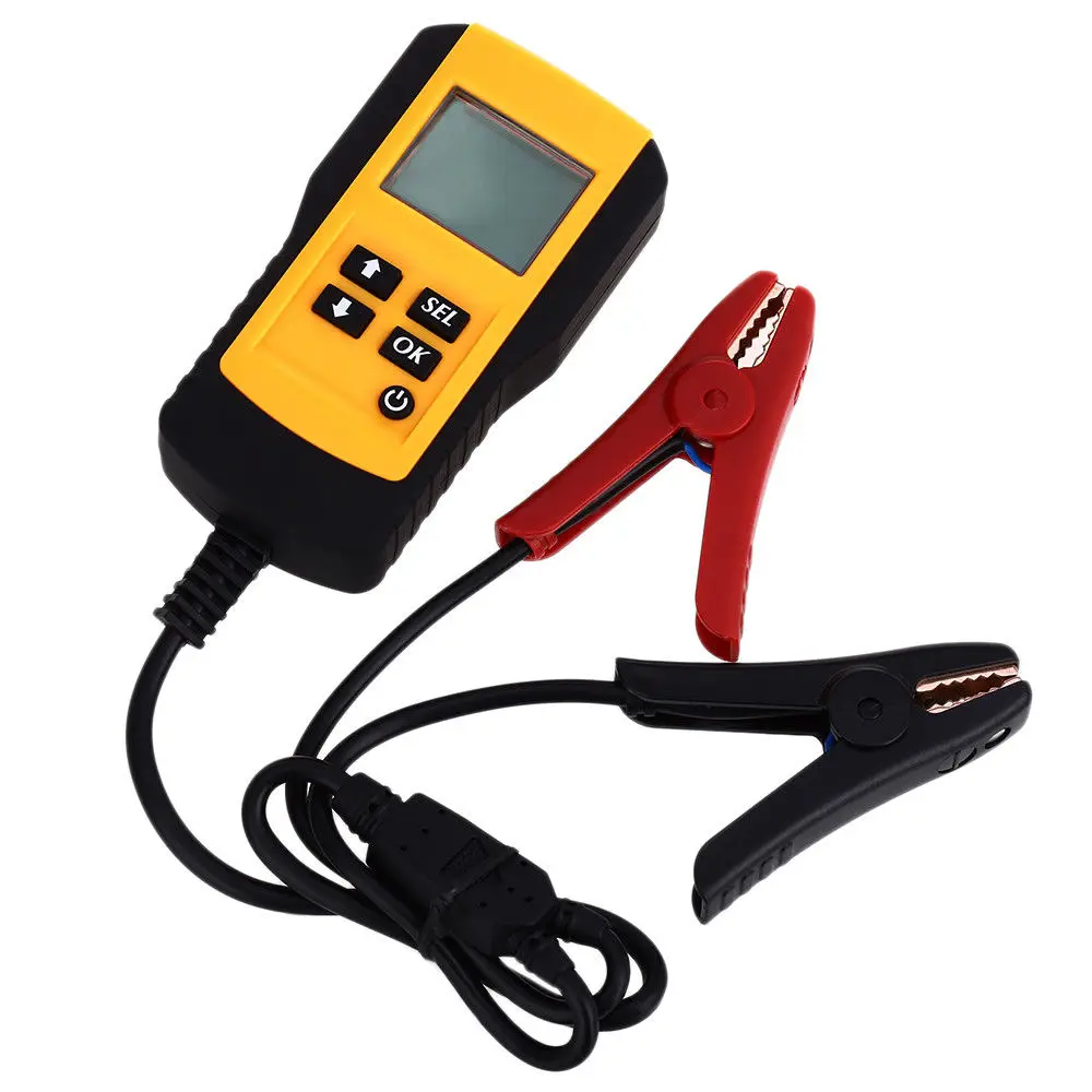 Heißer Verkauf Professionelle Hohe Genauigkeit Auto Batterie Analyzer Testing Tool Für 12V Blei Säure Batterie Tester Mit LCD Display checker