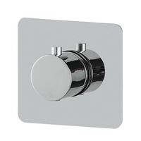 Large Flow Thermostatic Valve Wall Mounted Shower Mixer Controller Temperature Bath Concealed 3 Way Outlets Brass Bathroom