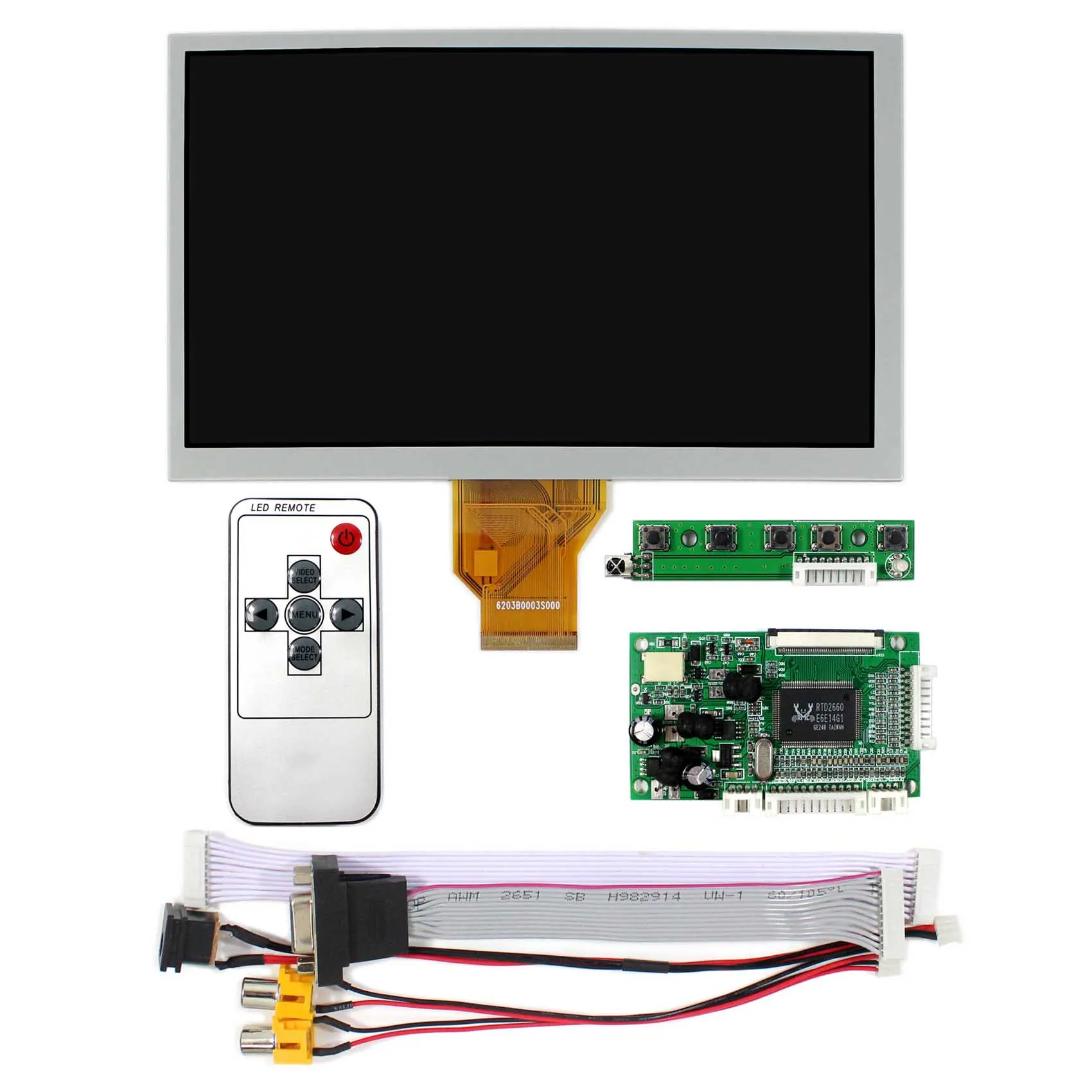 8 Inci Warna Layar LCD dengan Driver Papan