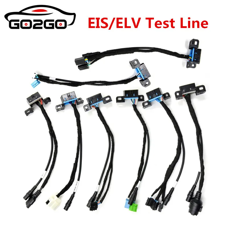 

EIS/ELV Test Cables ISM and 7G 8PCS/Set EIS ELV Maintenance Line Works With VVDI MB BGA & CGDI Prog MB Detection Key Best Wire