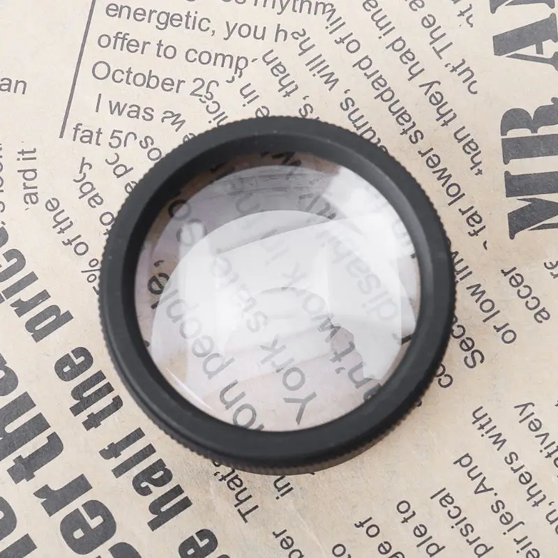 1 pcs 30 x 40 Optics Loupe Metal Magnifier Jeweler Coins Stamps Magnifying Glass Lens