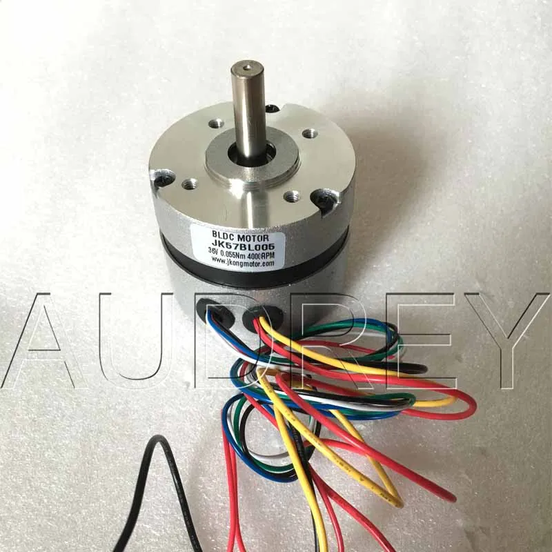 fuselagem circular e hall feedback 36v dc 4000rpm 57 mm 06a 23w fase brushless dc eixo do motor mm 57bl005 01