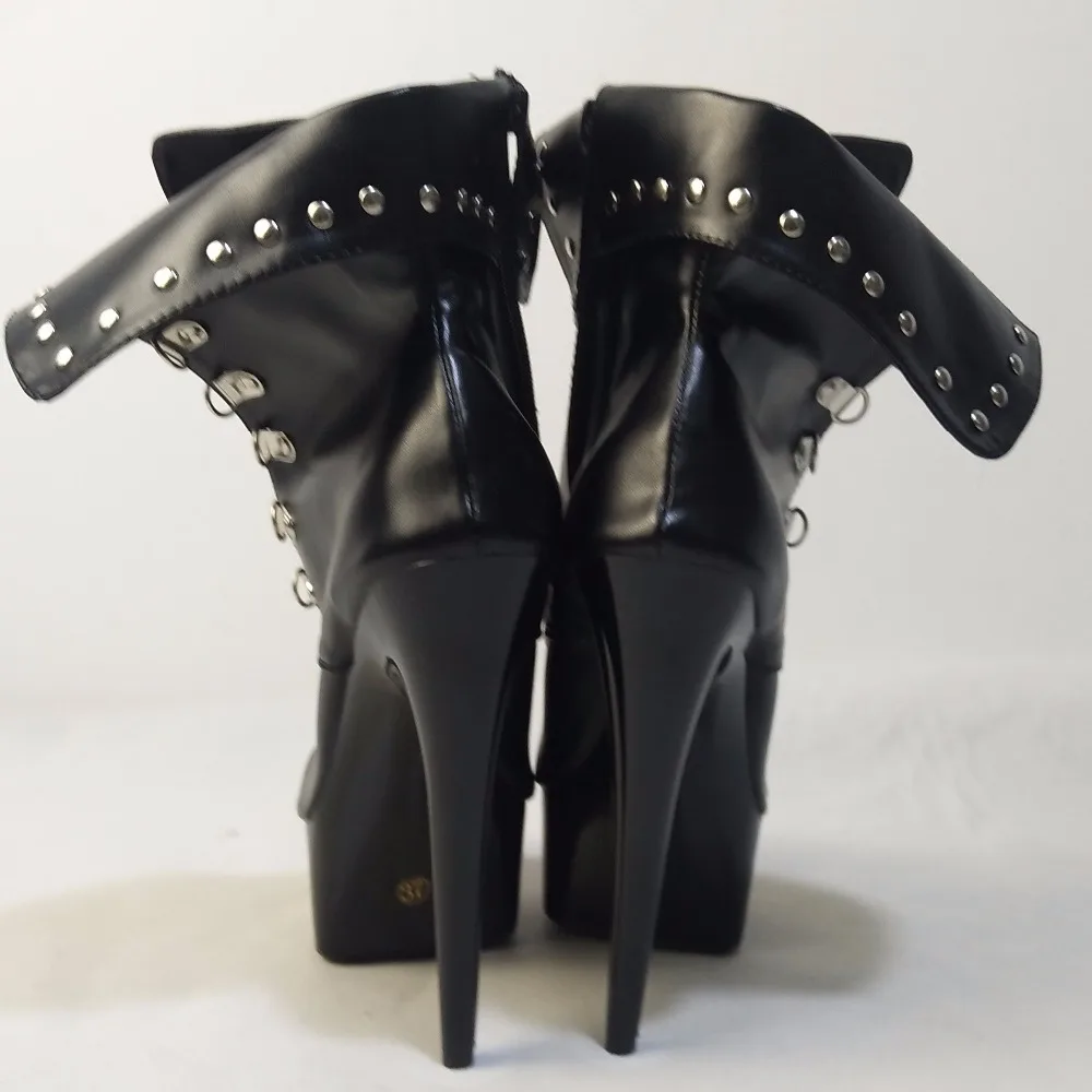 15cm high heels and low-heel dance boots, sexy queen nightclubs, tins and small Dance Shoes