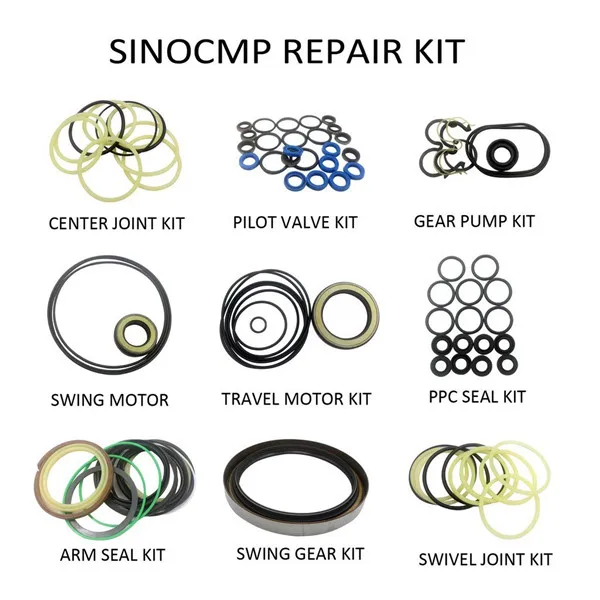 EX120-3 Excavator Control Valve Seal Repair Kit for Hitachi Service Kits, 3 month warranty