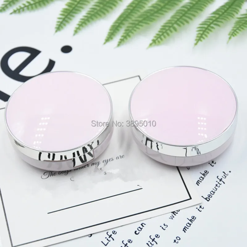 

Empty Pink bb/cc Cream Container, High Class Air Cushion Foundation Box, DIY BB/CC Cream Case,Makeup Tool F305