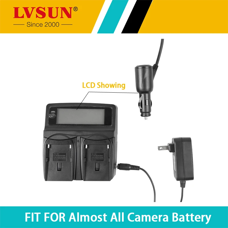 

LVSUN Universal EN-EL15 ENEL15 Camera Battery Charger for Nikon D600 D610 D600E D800 D800E D810 D7000 D7100 d750 V1 MH-25