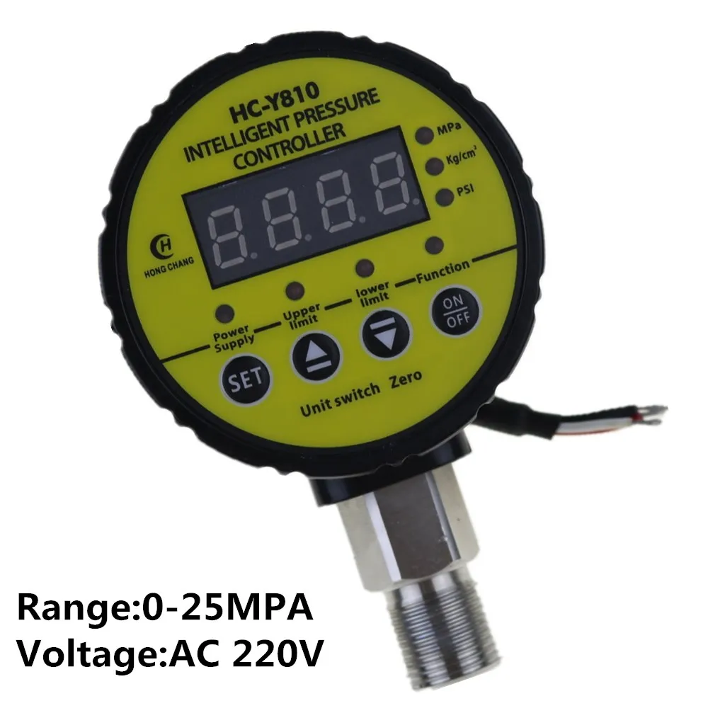 

220V AC 0-25MPA Pressure switch / air compressor switch / pump electronic pressure switch/electronic pressure switch