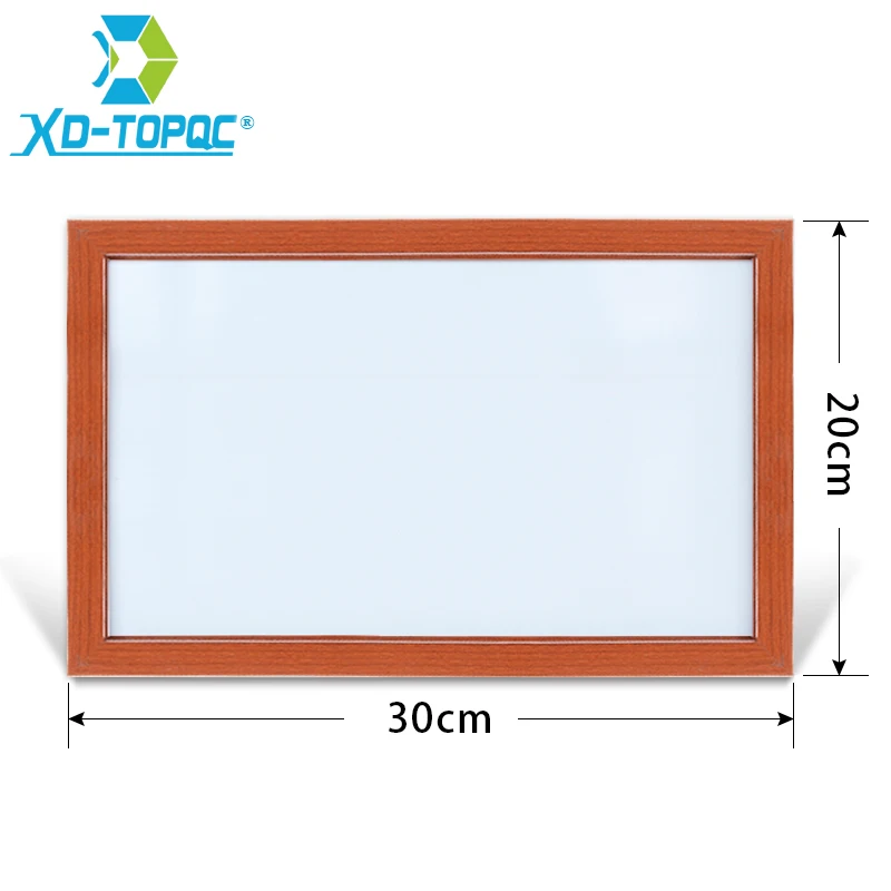 Xindi-ホワイトボード,磁気,消去可能,ホワイトボード,木製フレーム,mdf,20x30cm,10色,無料アクセサリー付きwb21
