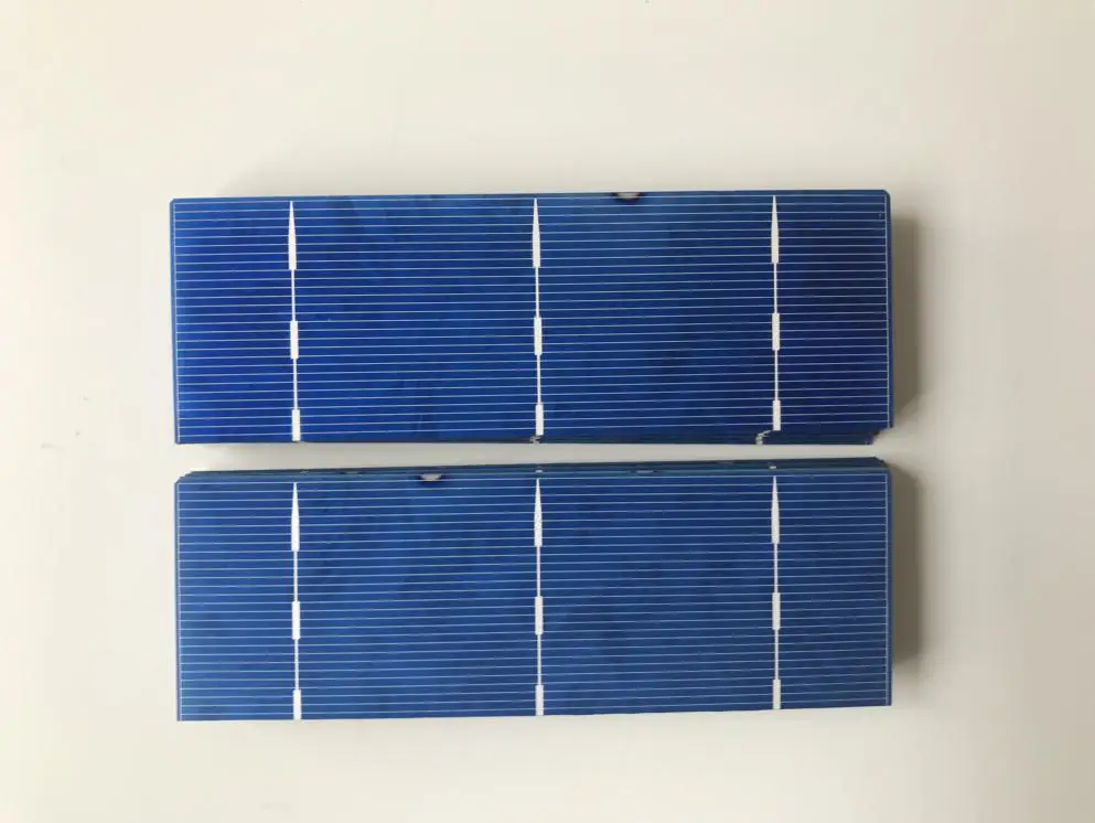 40 Uds. Células solares policristalinas 1,4 W grado A 152mm * 52mm panel de células solares