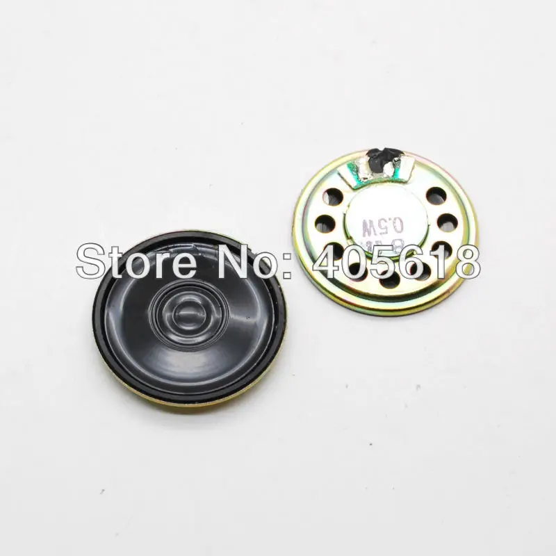 10Pcs 0.5W 8Ohm Magentic Type Ronde Metalen Shell Micro Speaker Hoorn D30mmxH5mm