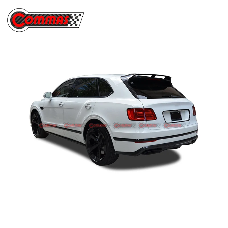 

CSSYL NEW Carbon Fiber Car Side Skirts Spoiler Fits For Bentley Bentayga 2016 2017 2018 2019 Auto Door Bottom Parts Accessories