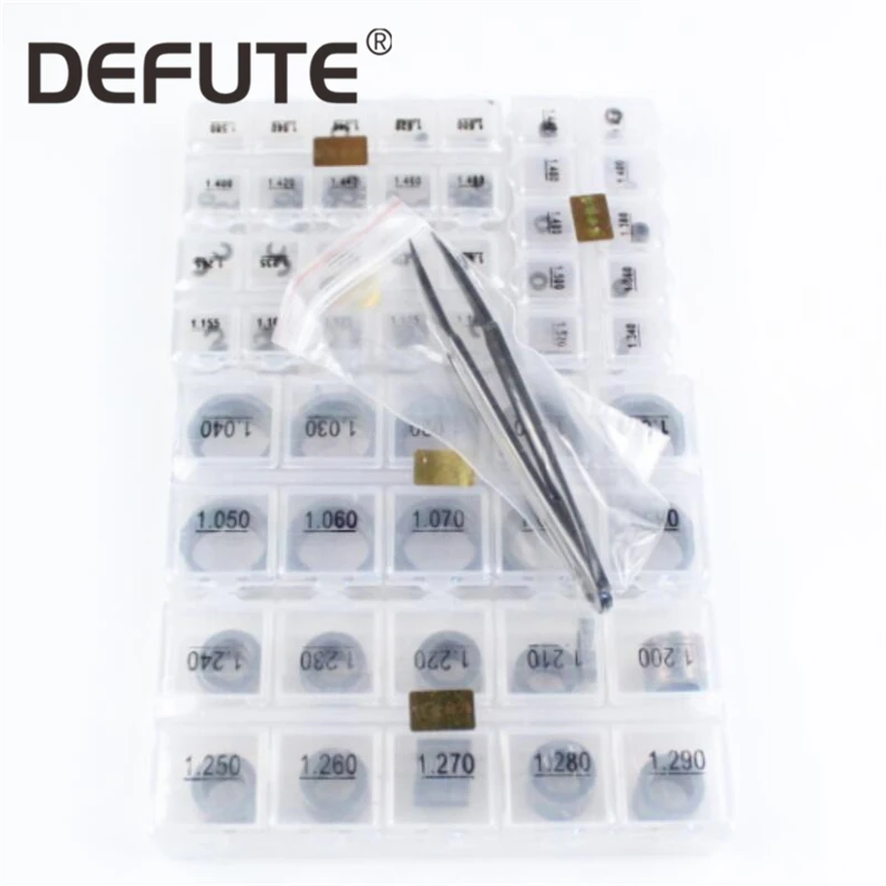 Free Shipping 500 pieces Injector Adjustment Washers Shims Gasket Repair Kits B14 B25 B31 B37 B42 for Injector 110 Series