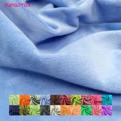 ZYFMPTEX New Arrival 20 Colors Choose Plush Fabric For Sewing Patchwork Toys Pet Blanket Material Stoffen Per Meter Voor Kleding