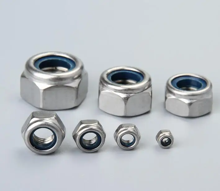 

Nylock Nuts Locking Hex Nuts Stainless Steel 316 M3M4M5M6M8M10M12M14M16M20 DIN985