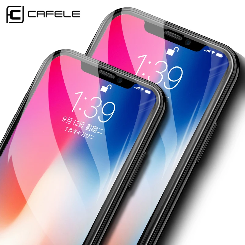 CAFELE Screen Protector for iPhone 14 13 Pro Max 12 11 X XS XR 9D Full Cover Tempered Glass 0.3mm Ultra Thin HD Clear Anti Peep