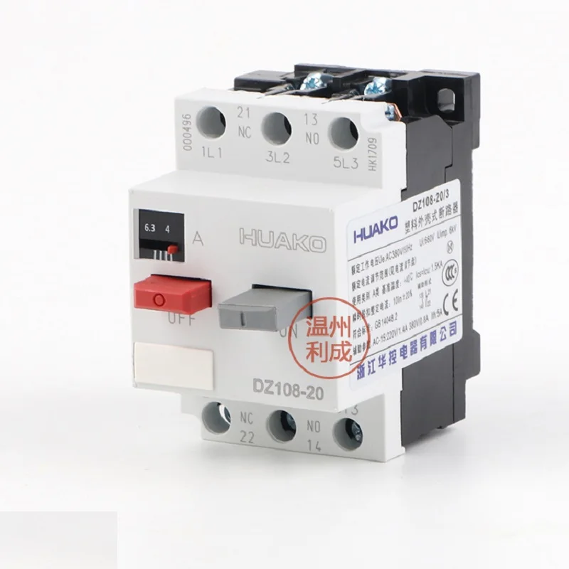 

Molded Case Circuit Breaker DZ108-20 Motor Protector 3VE1 Motor Motor Switch 0.1-20A