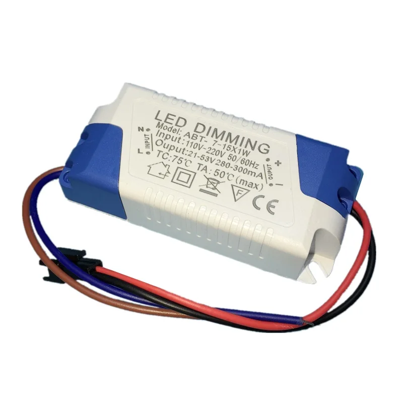 Dimmable LED Driver 3W 7W 12W 15W 18W 24W Power Supply constant current Light Adapter Transformer 300mA For LED Downlight Dimmer