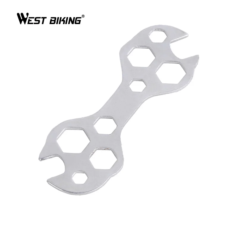 WEST BIKING Multi-functional Mountain Bike Multi - hole Wrench Repair Tools Porous Hexagonal Wrench