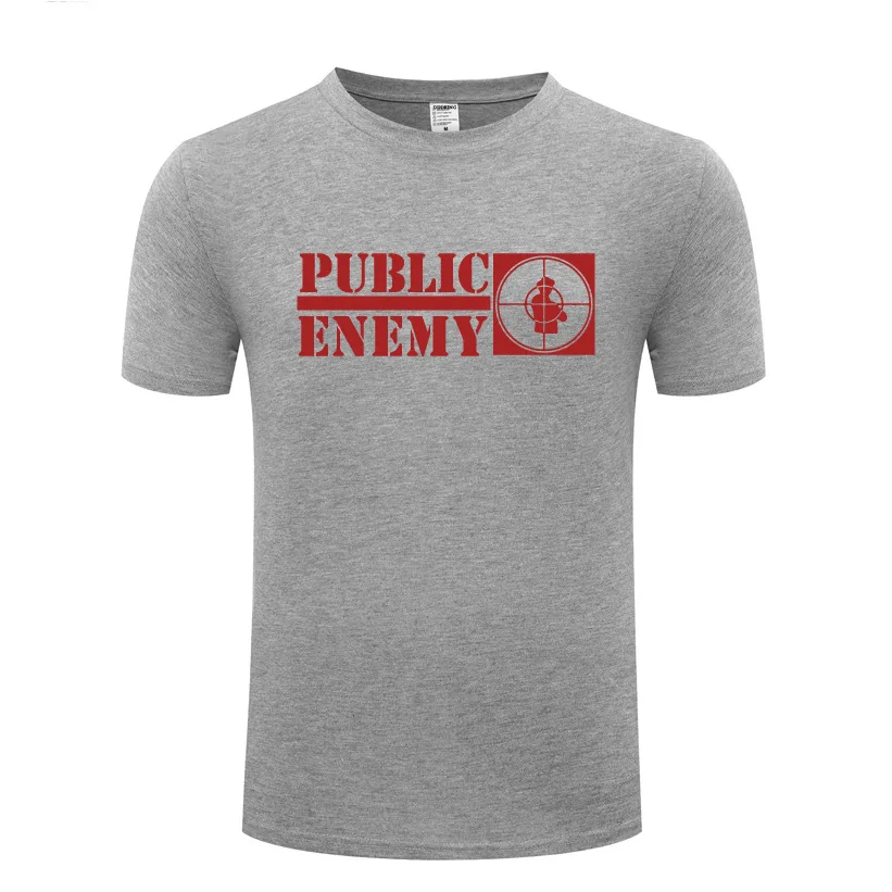 Music Rap Public Enemy T Shirts Men Hip Hop Short Sleeve O Neck Cotton Man T-Shirt Cool Funny Streetwear Top Tee Big Size