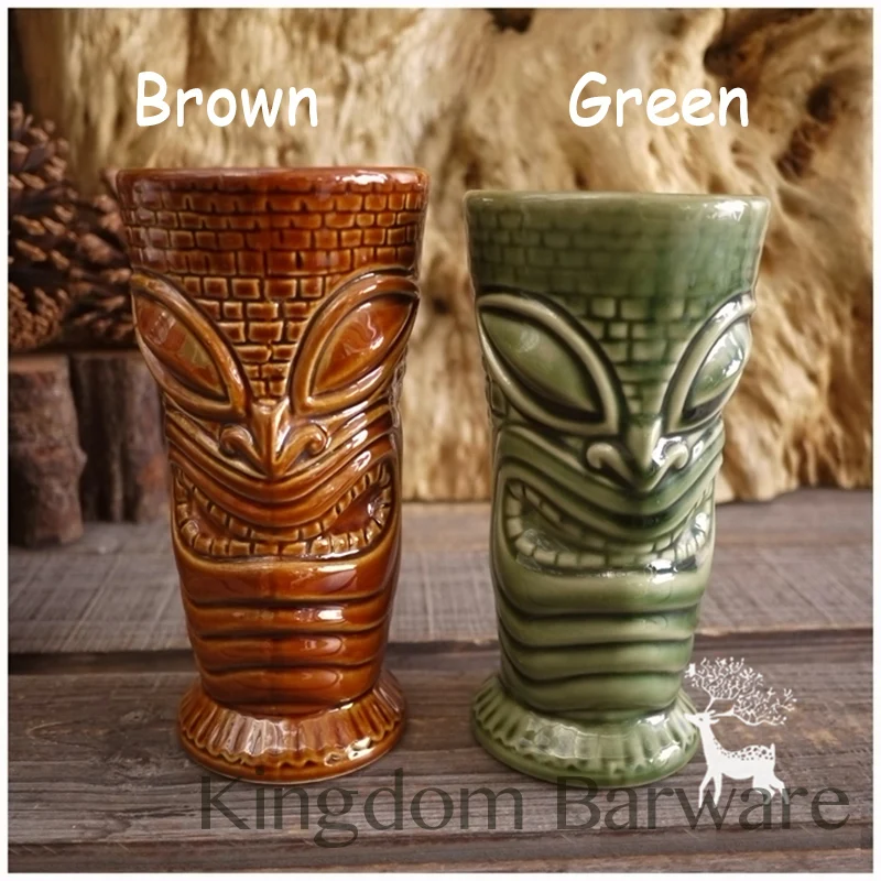 Hawaii Tiki Mugs Cocktail Cup Beer Beverage Mug Wine Mug Ceramic Forbidden Island Mug