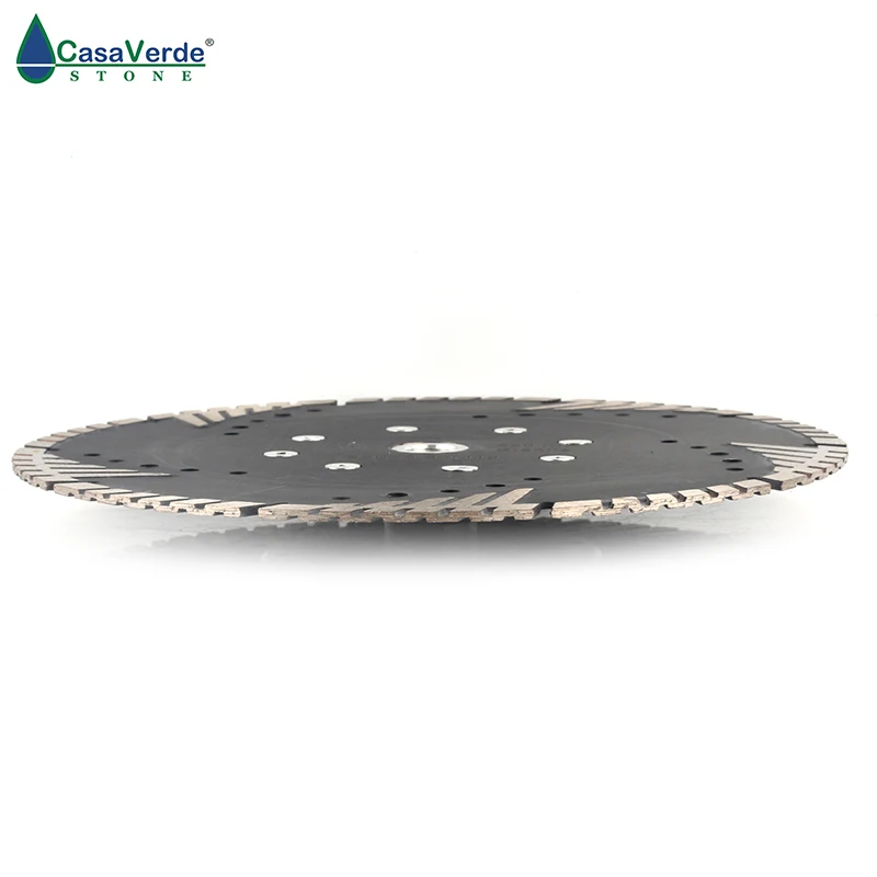 DC-FSTB9 9 inch circular diamond grinding disc with M14 flange and cutting blade 230mm for stone