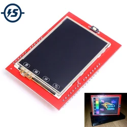 Dla arduino uno R3 Mega2560 TFT LCD ekran dotykowy 2.4 cal tarcza LCD moduł 18-bit 262,000 różnych odcieni pokładzie