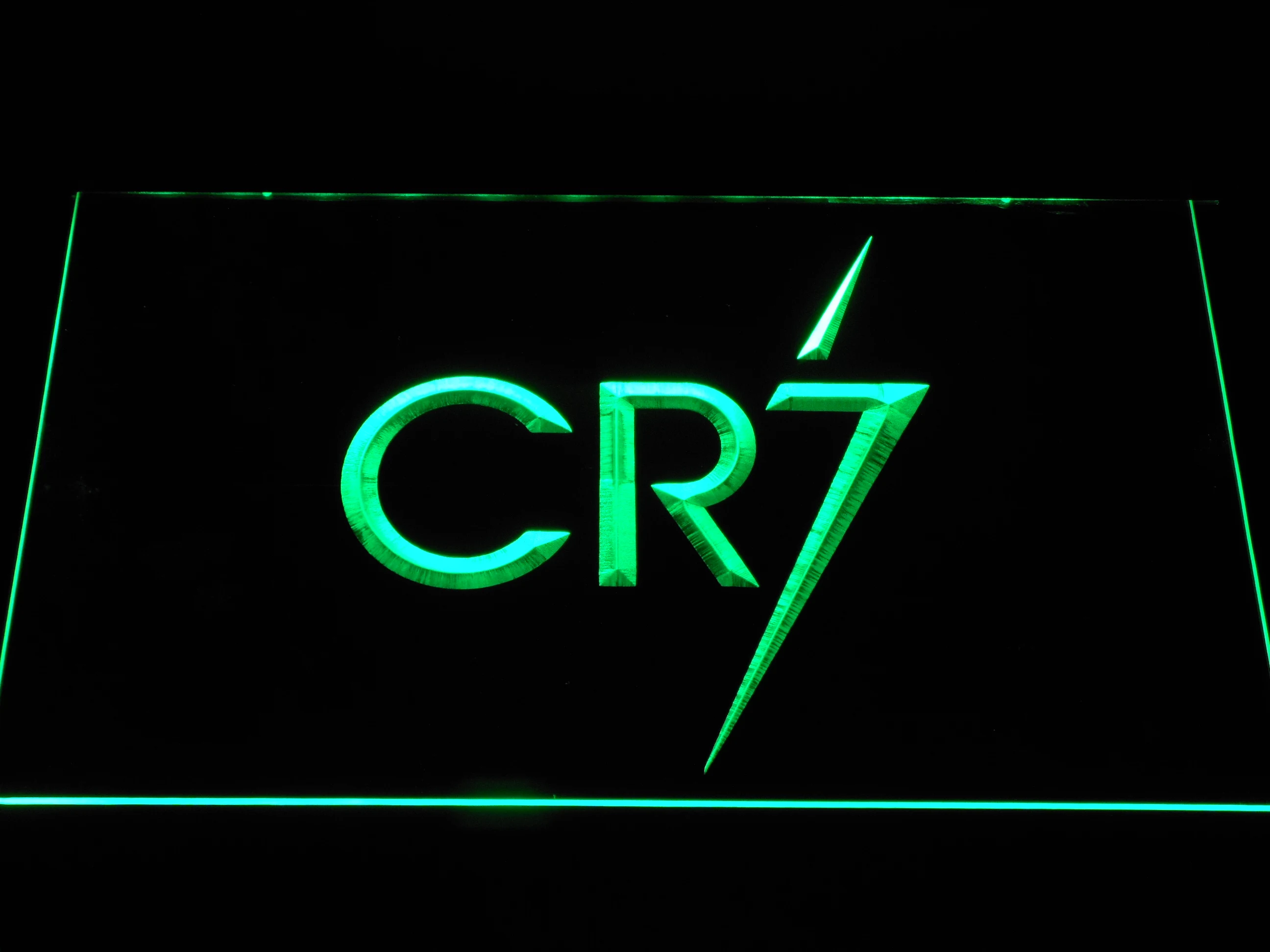 b1071 Cristiano Ronaldo CR7 LED Neon Light Signs with On/Off Switch 7 Colors to choose