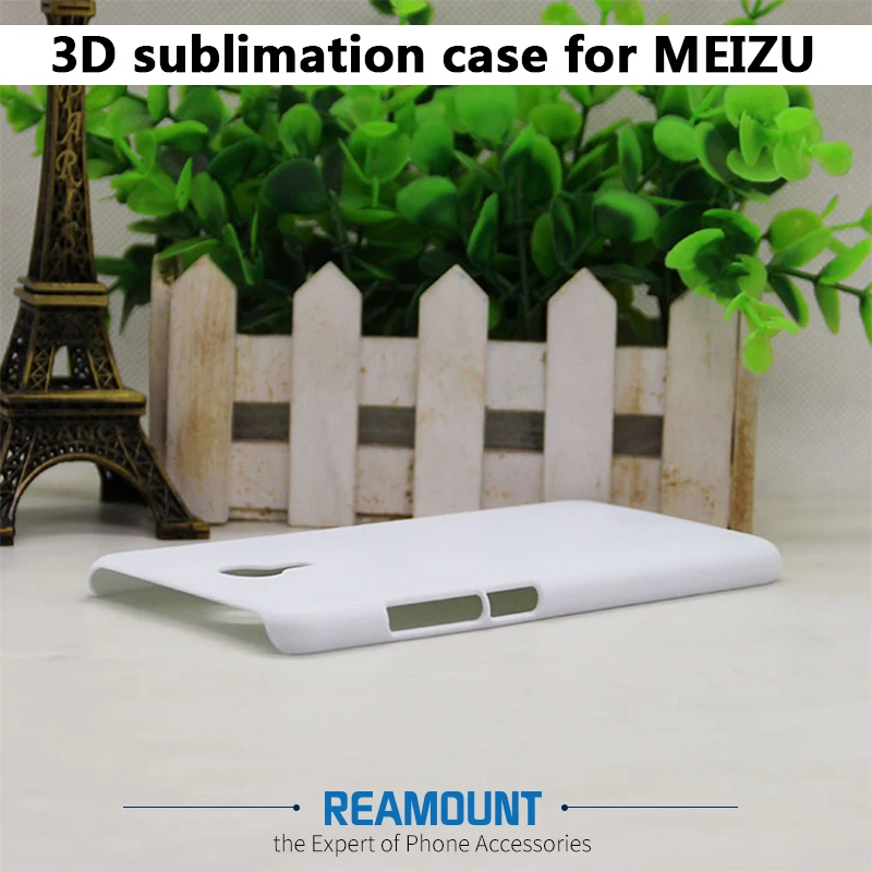 

30 pcs New Arrival for MeiLan 5 MeiZU Pro 6 Plus 3D sublimation case 3d blank cover for Meilan MX6 white case