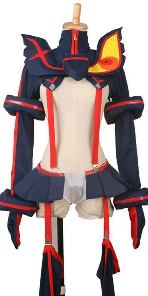 Kill la Kill Ryuko Matoi Kamui Senketsu Ver. Cosplay Costume Custom Made Any Size Halloween Anime Fancy Costume